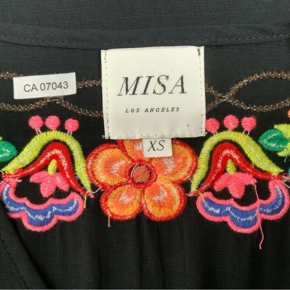 Misa Los Angeles gorgeous embroidered top. - Picture 9 of 11